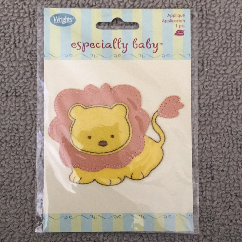 Baby Lion iron on patch